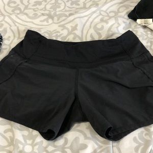 Black lululemon shorts